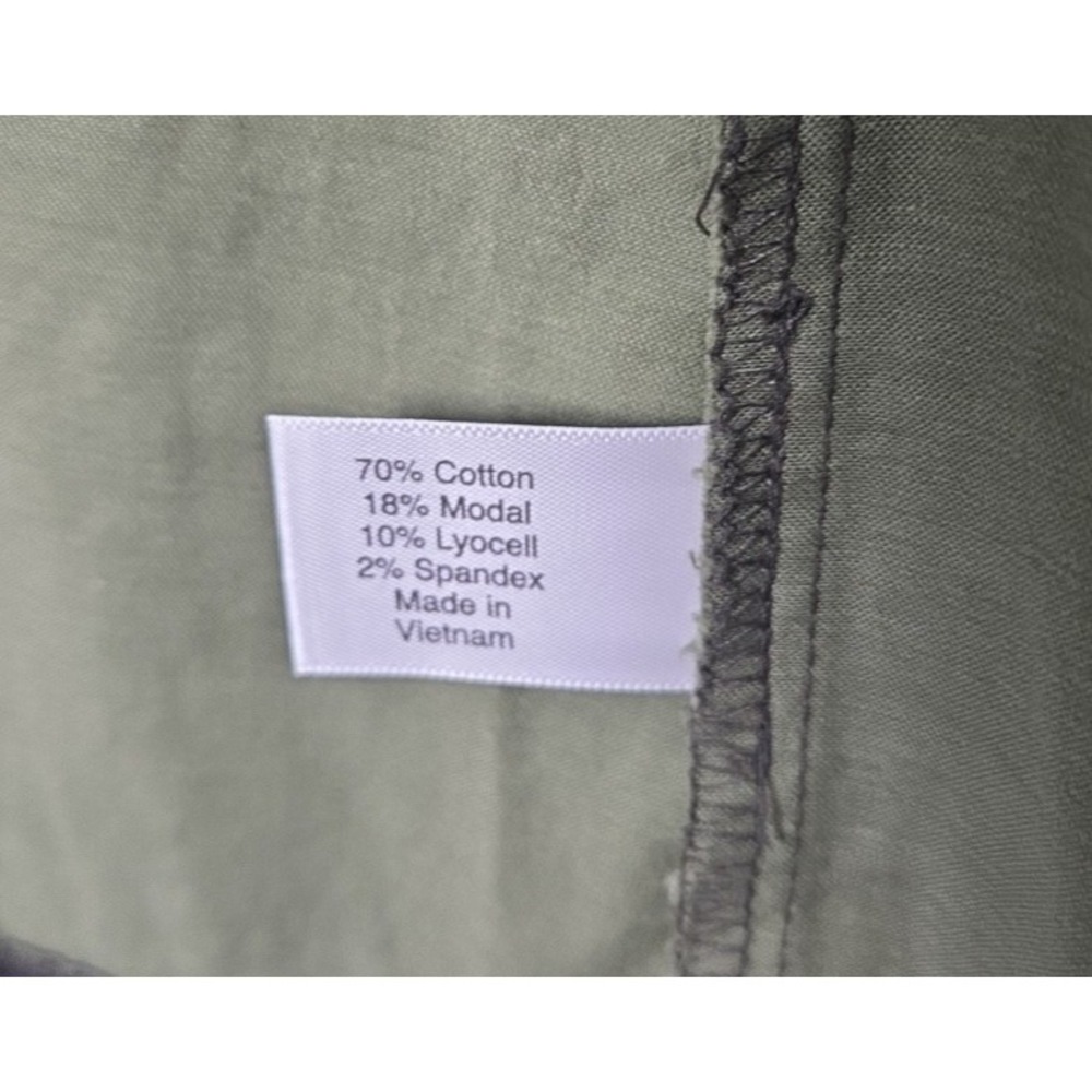 Lane Bryant Field Utility Green Blue Camo Jacket Womens 16 Fitted Grunge NEW - Picture 9 of 13
